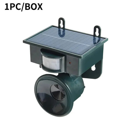 Solar Ultrasonic Animal Repellent &ndash; Eco-Friendly No Battery Animal drive / US