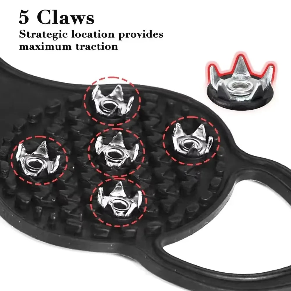 NoEnName_Null 5-Stud Anti-Slip Crampons for Winter Hiking and Climbing
