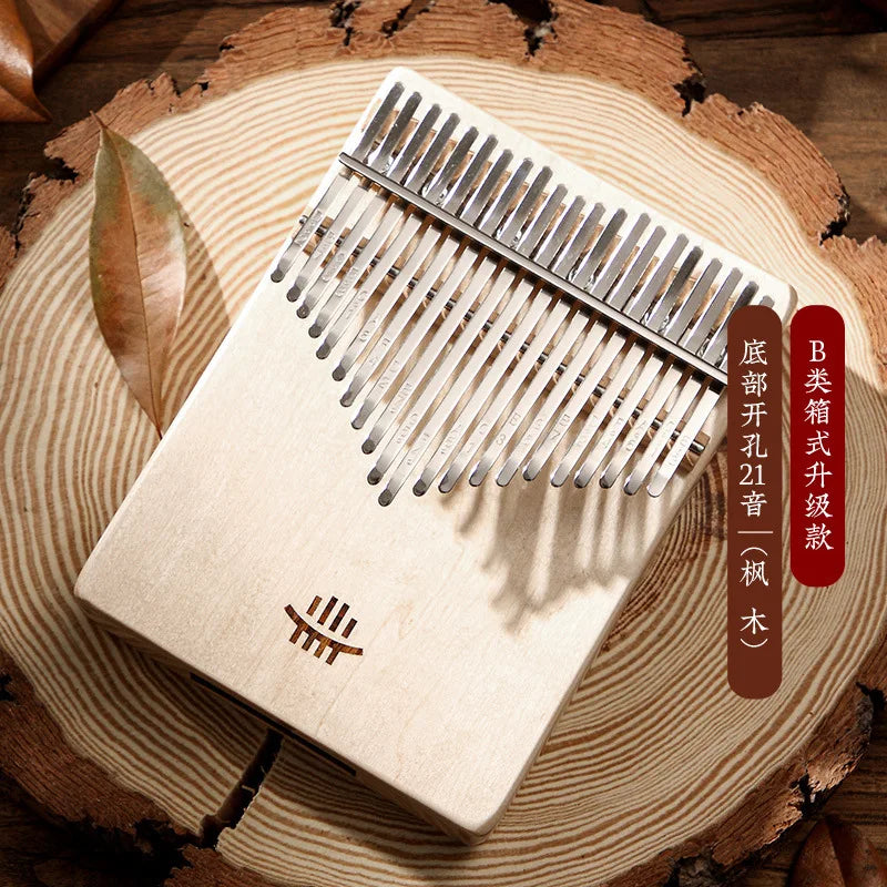 Hluru 17 21 Key Kalimba Thumb Piano &ndash; Premium Wood 21 Key Maple Wood