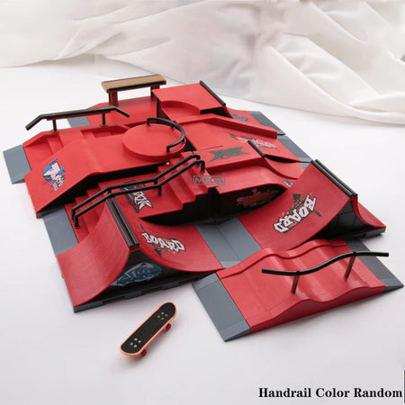 10 In 1 Finger Skateboards Set &ndash; Exciting DIY Skate Park Fun 10 in 1 Unassembled