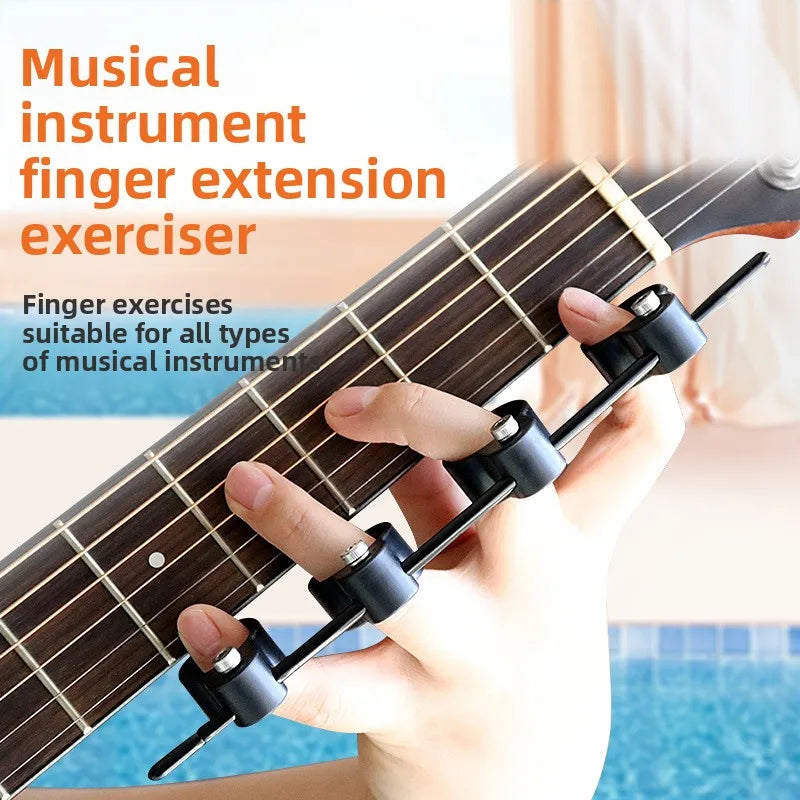 Gitarren Trainingsfinger Spreizer, verstellbarer Spanntrainer, Lauten Größe