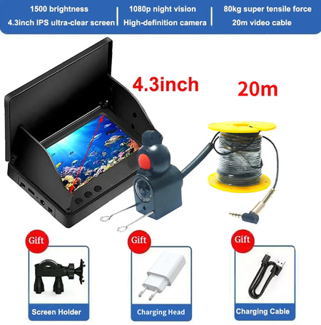 ZS032 - Underwater 220 Degree Night Vision Fishing Camera 20m