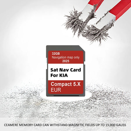Sat Nav Update SD Card 2025 Kia 32GB GPS Maps - Latest Maps