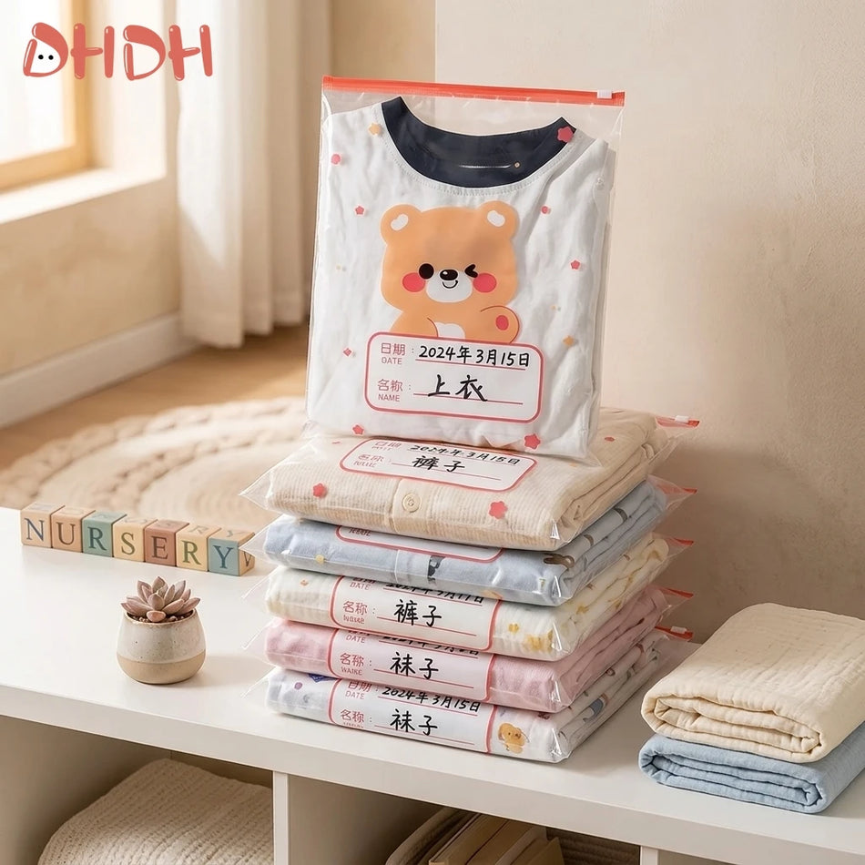 Sacs de rangement pour vêtements de bébé imperméables, organisateur portable et durable pour la maison