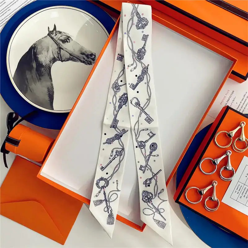 JTVOVOC Silk Scarf &ndash; Elegant Versatility for Any Outfit JZP015-02 / 5x85cm