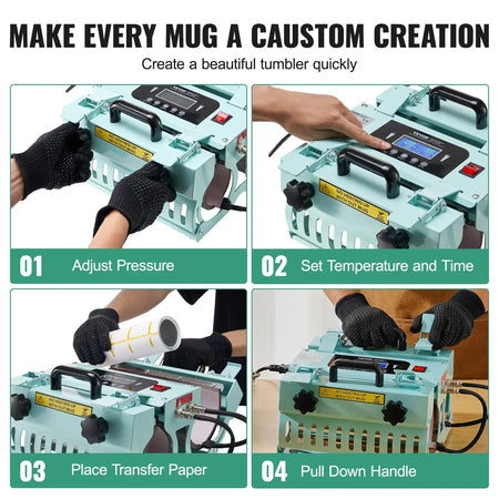 Tumbler Heat Press 2 Station 11 To 30oz Mug Press