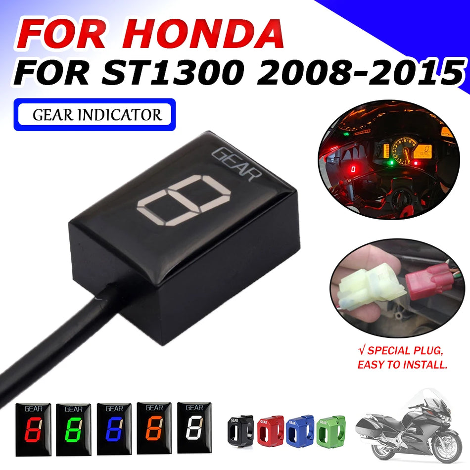 Honda ST1300 Versnellingsindicator met ECU Snelheidsweergave LED Meter, Pan Europees 1300 Motorfiets Accessoires