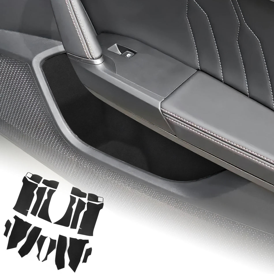 Žepi za zemljevide na vratih iz semiš usnja za Seat Leon MK4 Cupra Formentor