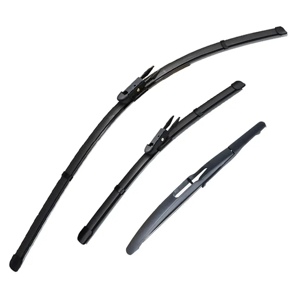 Misima Windshield Windscreen Wiper Blades For Smart ForTwo W451 2007 - 2014 Front Rear Window Set 2008 2009 2010 2011 2012 2013 by InterCyprus Trading Ltd