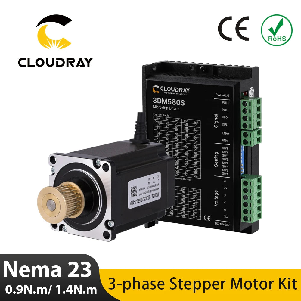Cloudray Nema 23 Stepper Motor Driver Kit &ndash; Exceptional Precision and Torque CHINA / 3DM580S 233CS20