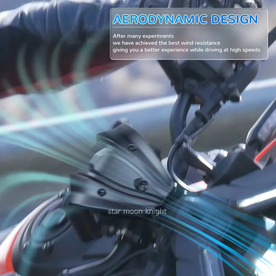 Ветровое стекло переднего обтекателя KTM 990 Duke с ABS и CNC алюминием, легкий дефлектор ветра для 2024 и 2025 годов