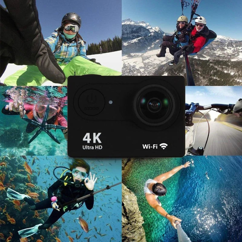 4K Action Camera with WiFi &amp; Waterproof