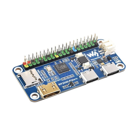 Waveshare RP2040-PiZero Development Board &ndash; 16MB Flash Memory with Type-C Port