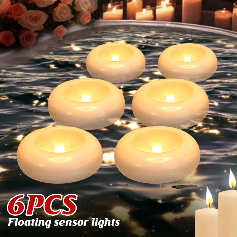 Επιπλέον Μη Τρυπητές Κεριά Πισίνας για Πάρτι LED Τσάι Φωτιστικά