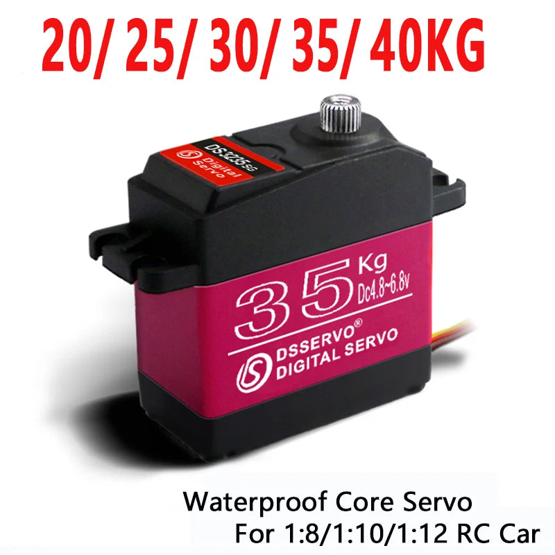 High-Speed Waterproof Metal Gear Digital Servo for RC Cars (20Kg-40Kg)
