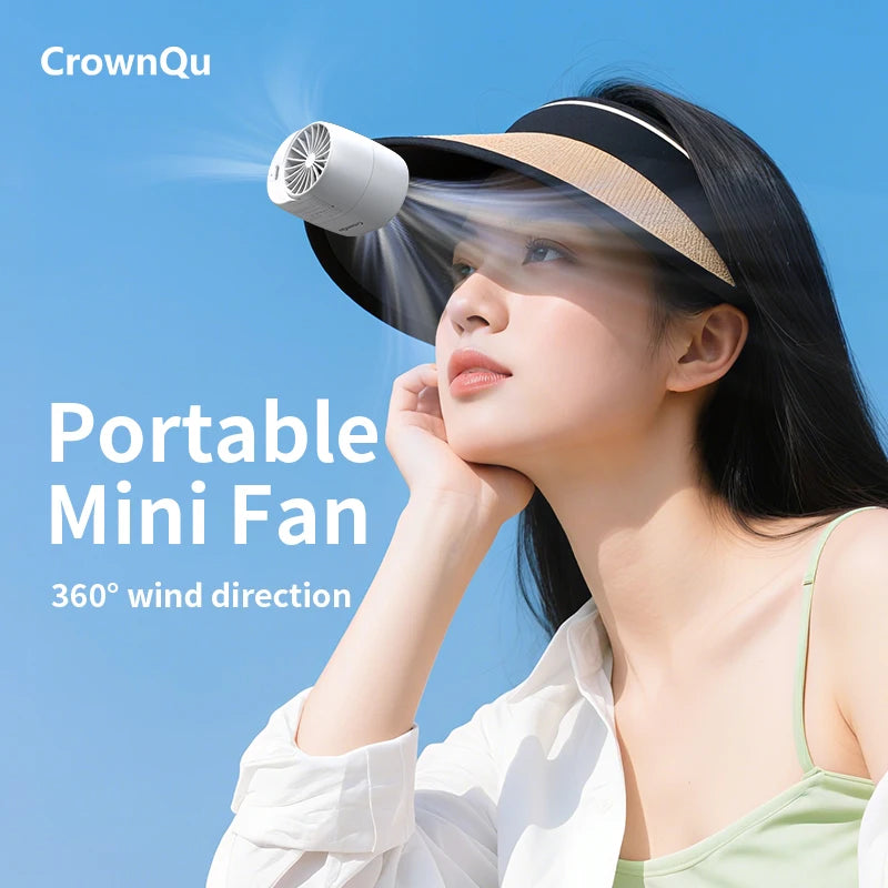 Rechargeable Portable Waist Clip Fan &ndash; 360 Degree Adjustable Strong Wind Output