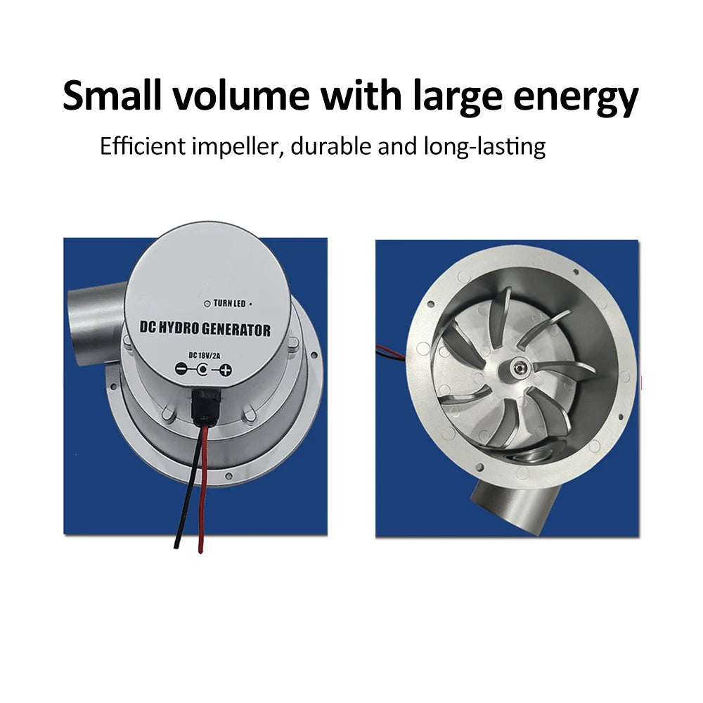 DC18V 2A 36W Small Hydroelectric Generator &ndash; High-Efficiency Brushless Motor