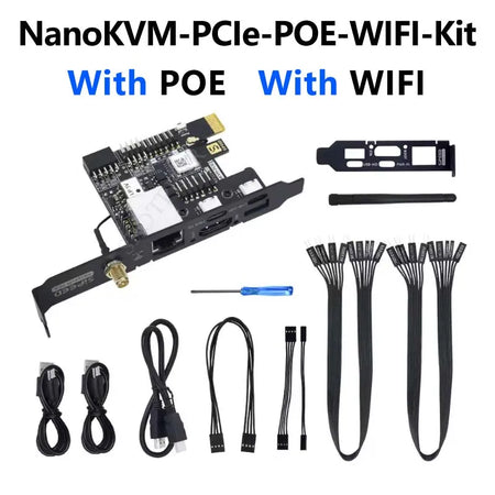 Sipeed NanoKVM Series - USB, PCIe &amp; FULL Versions for Seamless Integration With POE-With WIFI