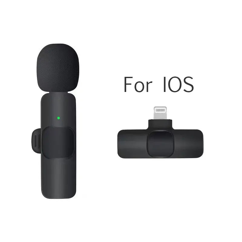 OLOPKY Mini Wireless Lavalier Microphone for iPhone and Android Devices For IOS