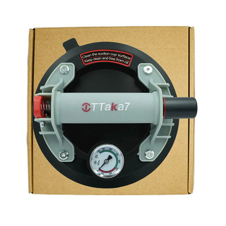 Vacuum Suction Cup 8 Inch 250kg &ndash; Real-Time Pressure Gauge GRAY