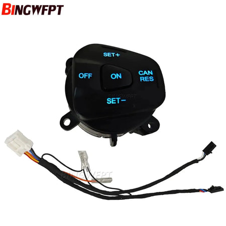 Steering Wheel Right Cruise Control Switch Button With Wiring Harness For Ford Fiesta MK7 Escort Ecosport 2013-2015 by InterCyprus Trading Ltd