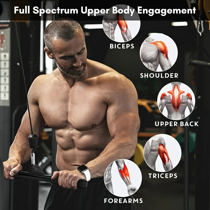 40cm Pulldown Bar - Durable LAT Pulldown Attachment for Home Gym