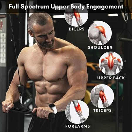 40cm Pulldown Bar - Durable LAT Pulldown Attachment for Home Gym