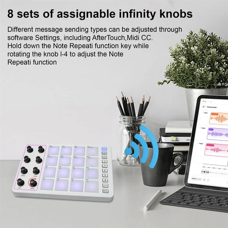 M-VAVE SMC-PAD Pro MIDI Controller &ndash; Low Latency Pad