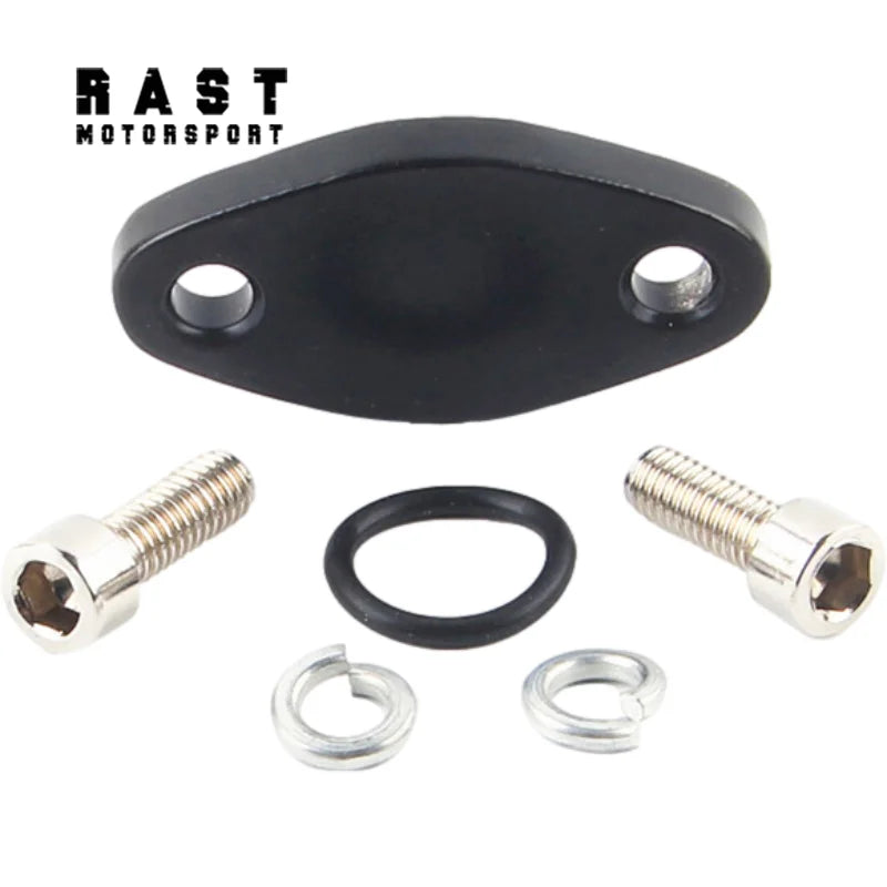 Junta de aluminio para VW y Audi 1.8T SAI MK4 B5 tapa de bloqueo de inyección de aire