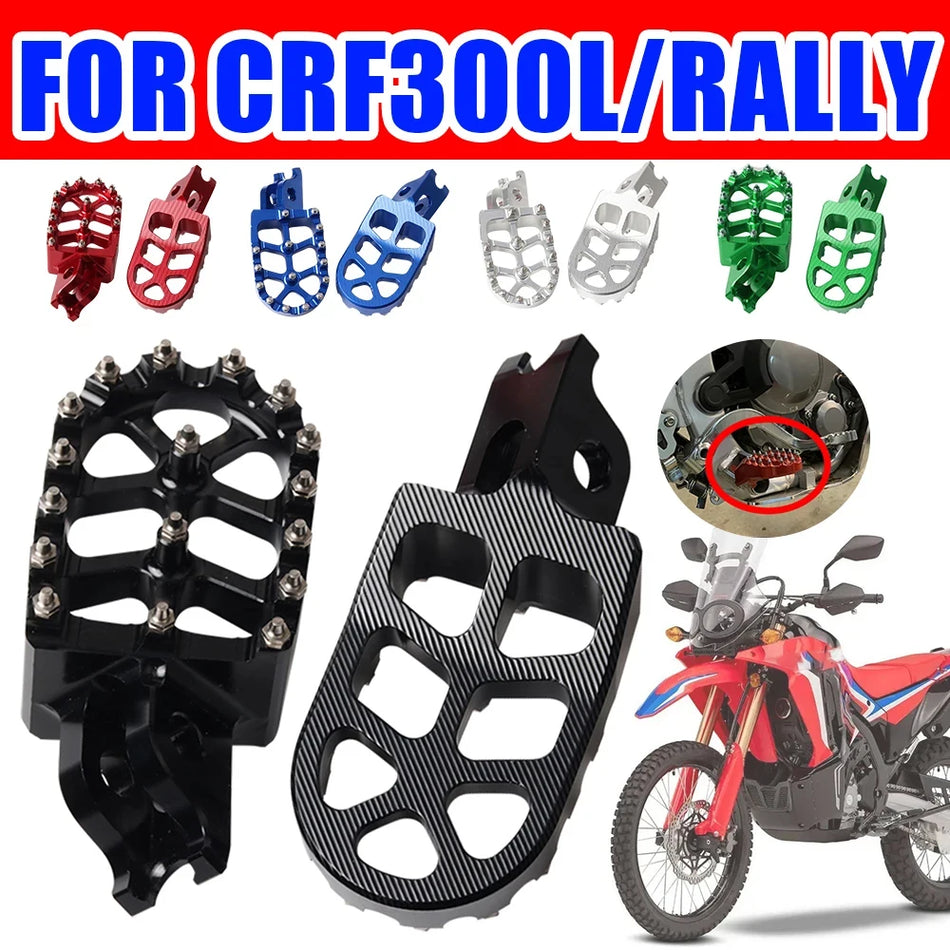 Honda CRF300L CRF300 Rally εμπρόσθια στήριξη ποδιών από κράμα αλουμινίου για αξεσουάρ μοτοσικλέτας