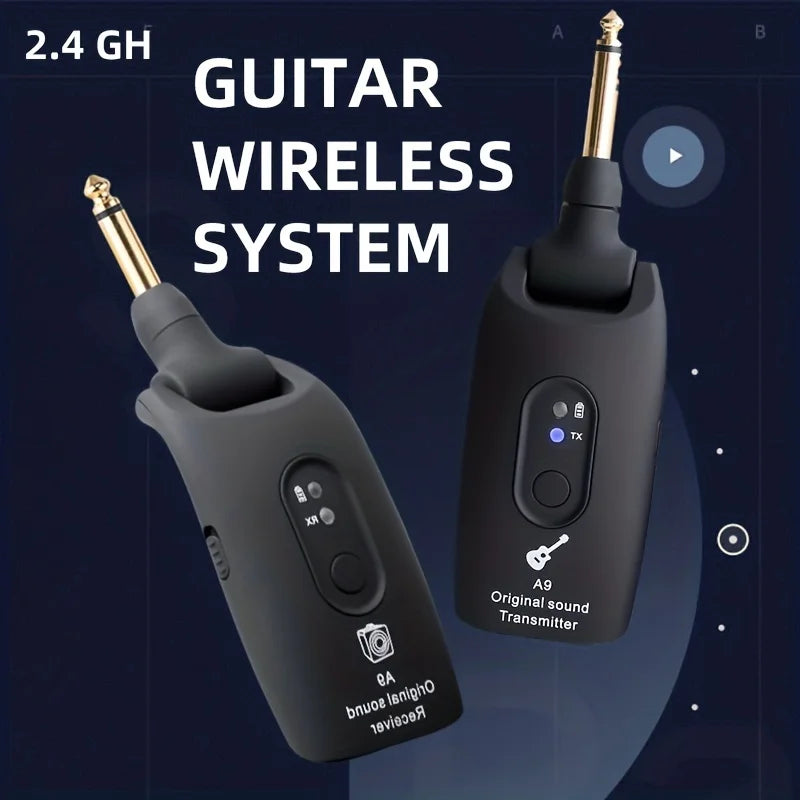 A9 2.4GHz Wireless Guitar Transmitter Receiver &ndash; Low Lat.