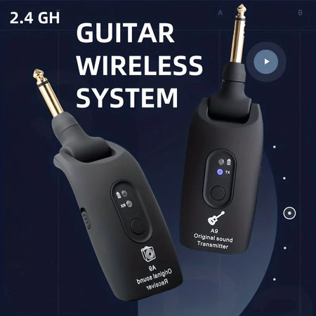A9 2.4GHz Wireless Guitar Transmitter Receiver &ndash; Low Lat.