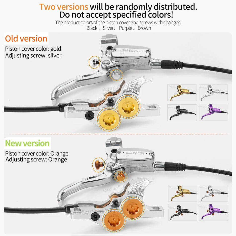 Frog Wake MTB Hydraulic Disc Brake Kit - 4 Piston Superior Stopping Power