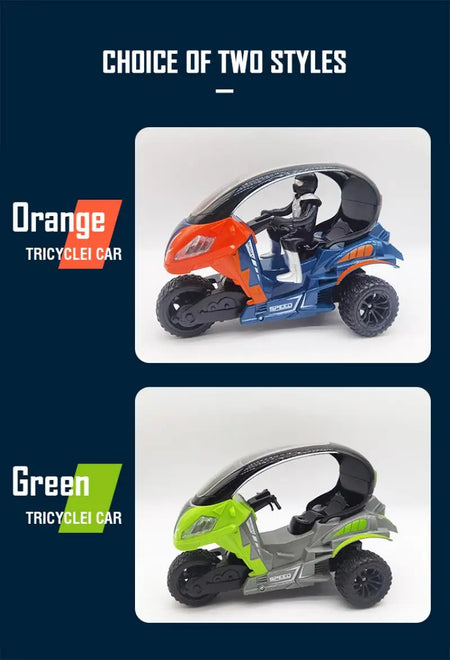 CONUSEA 2.4GHz Remote Control Stunt Tricycle with Spray Function
