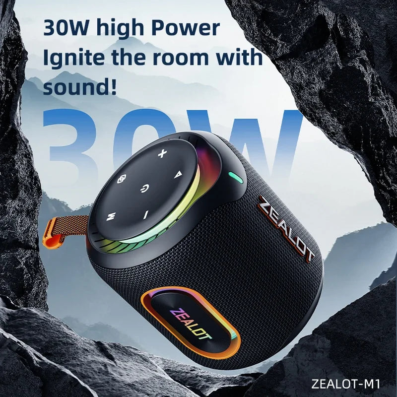 ZEALOT-M1 Bluetooth Speaker &ndash; IPX6 Waterproof Dustproof