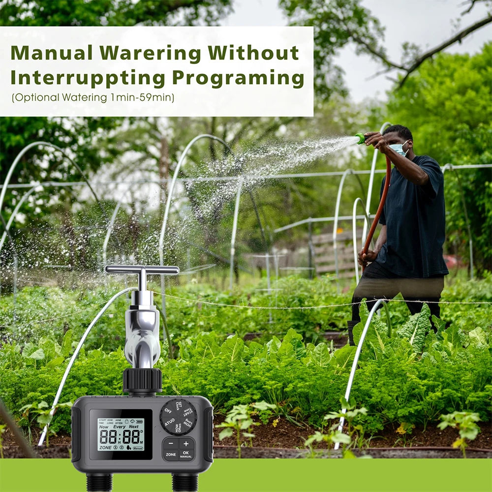 Automatic Irrigation Watering Timer &ndash; Programmable LCD Display