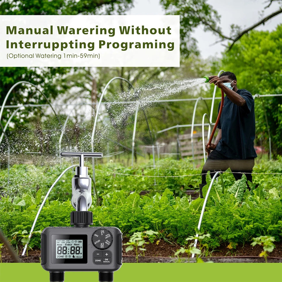 Automatic Irrigation Watering Timer &ndash; Programmable LCD Display