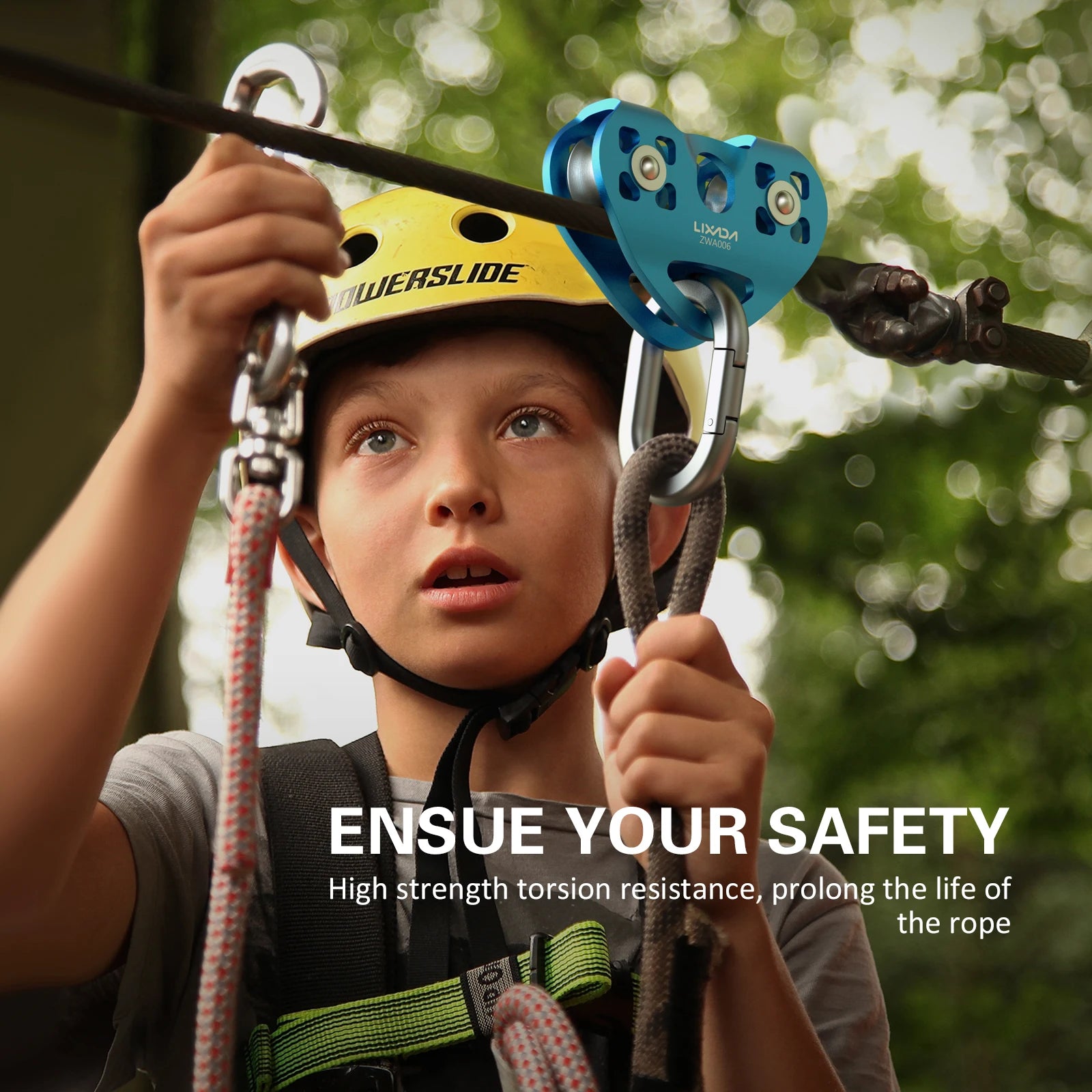 Lixada 30kN Cable Trolley Pulley &ndash; Ball Bearing Pulley