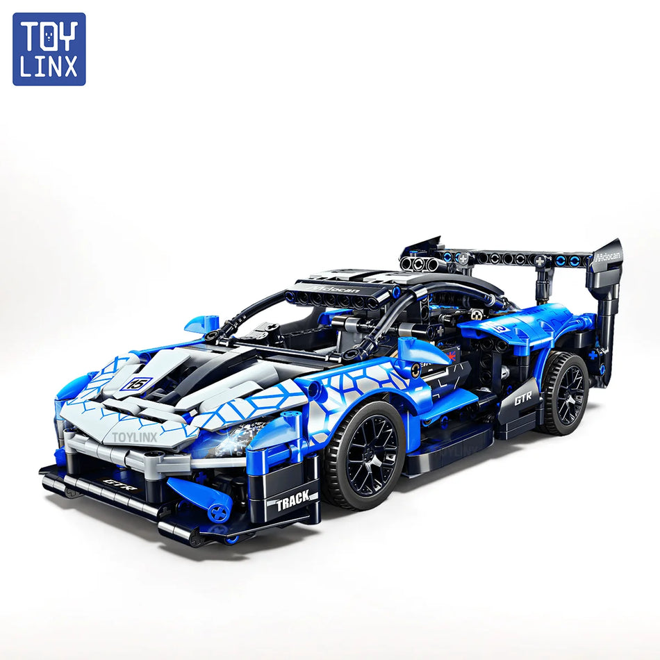 Toylinx OneToEighteen Technische Auto Patchwork Blokken Set