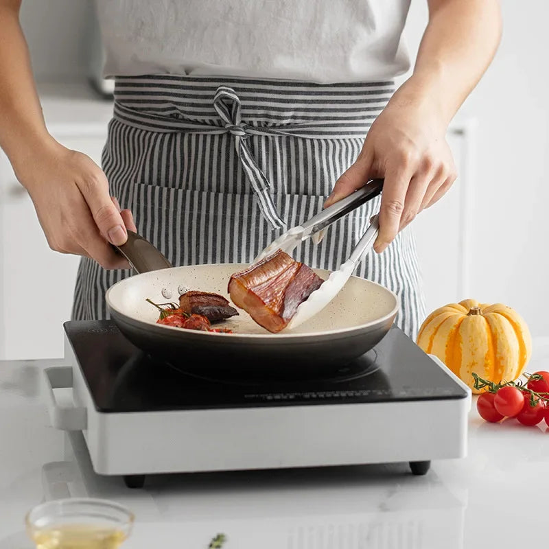 Silicone Non-Slip Cooking Tongs &ndash; Eco-Friendly Stainless Steel Grip