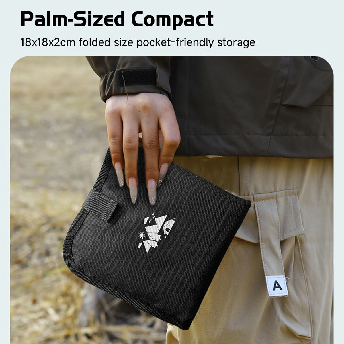 Foldable Sit Pad - Tri Layer Protection From Wet Ground