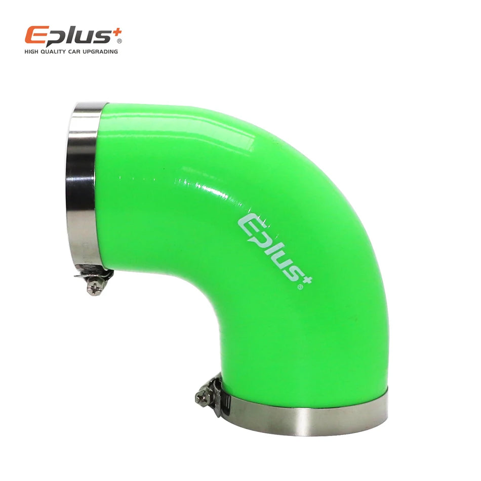 Универсальный силиконовый трубопроводный шланг 90 градусов соединитель для автомобильного интеркулера зеленый