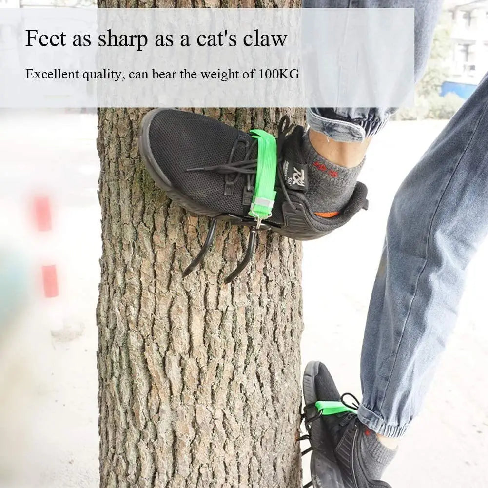 Tree Climbing Spikes &ndash; Heavy Duty 45 Steel Construction