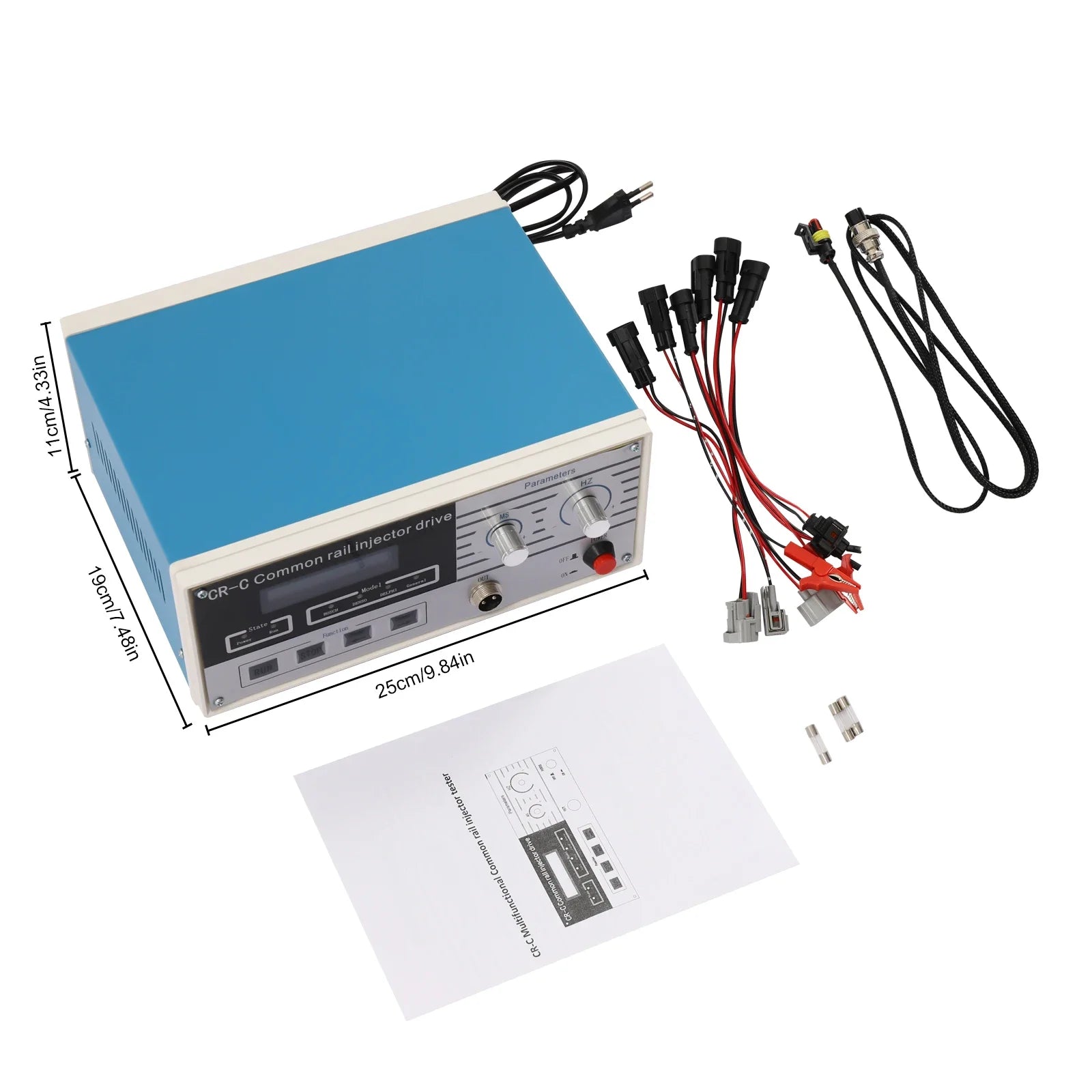 CR-C Common Rail Injector Tester Kit &ndash; Diesel Injector Test Blue and White / GERMANY