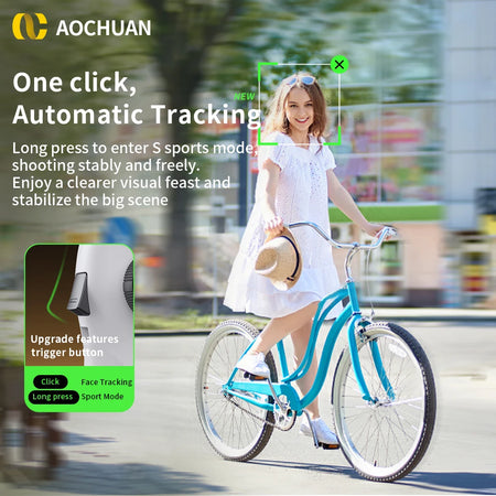 AOCHUAN Smart V8 &ndash; Anti-Shake Face Tracking Stabilizer