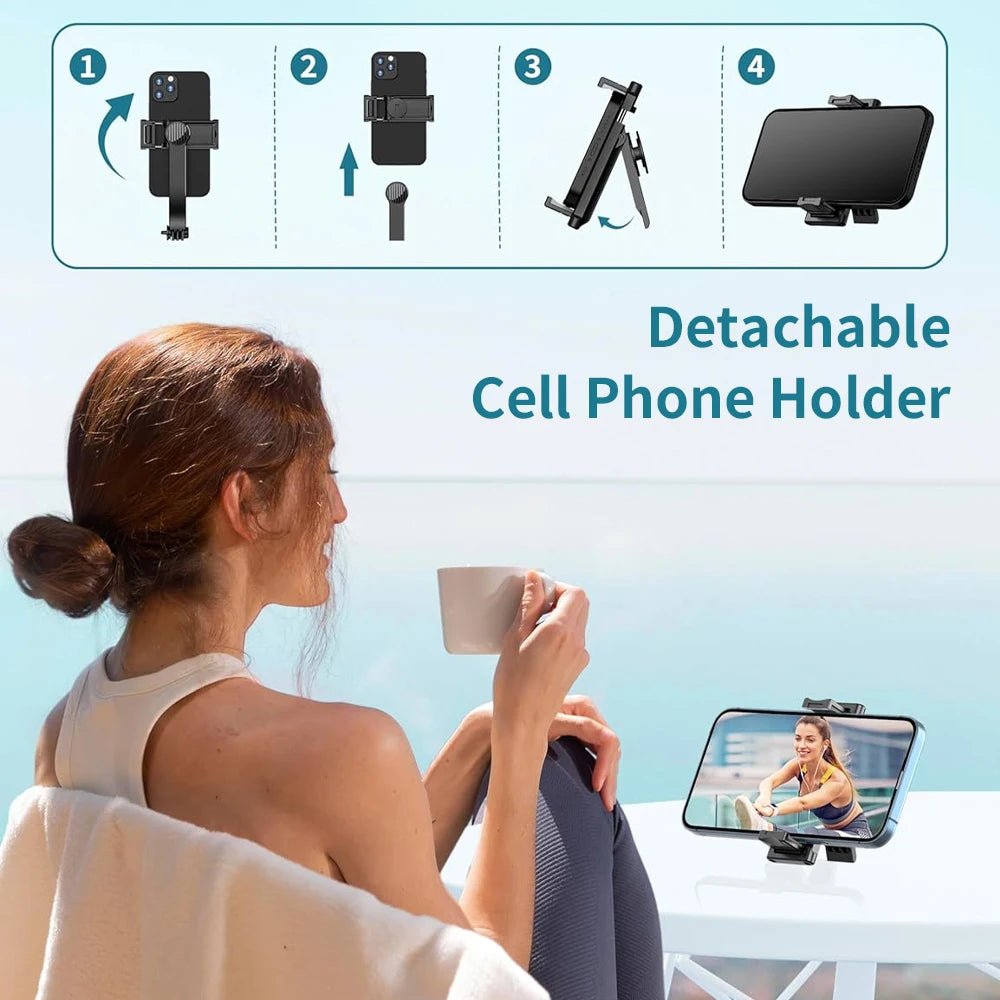 CrownQ Wireless Handheld Selfie Stick Tripod &ndash; Detachable Design with Bluetooth Remote