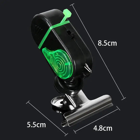 Highly Sensitive Fish Bite Alarm Clip On With LED Indicator Single flash black2