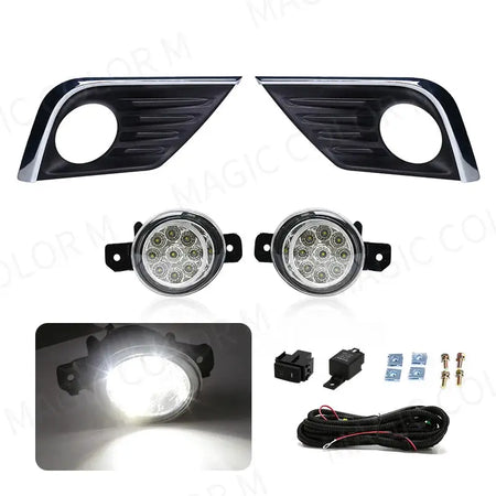 Fog Light For Nissan Altima 2016 2017 2018 Fog Light Frame Fog Lights Cover Headlight Covers Grilles Switch Car Accessories by InterCyprus Trading Ltd
