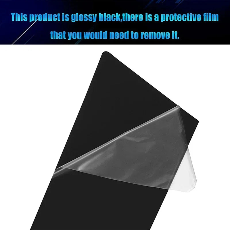 Nissan Juke Søjlepost Trim, Glansfuld Sort Polycarbonat Dørvinduesdækninger