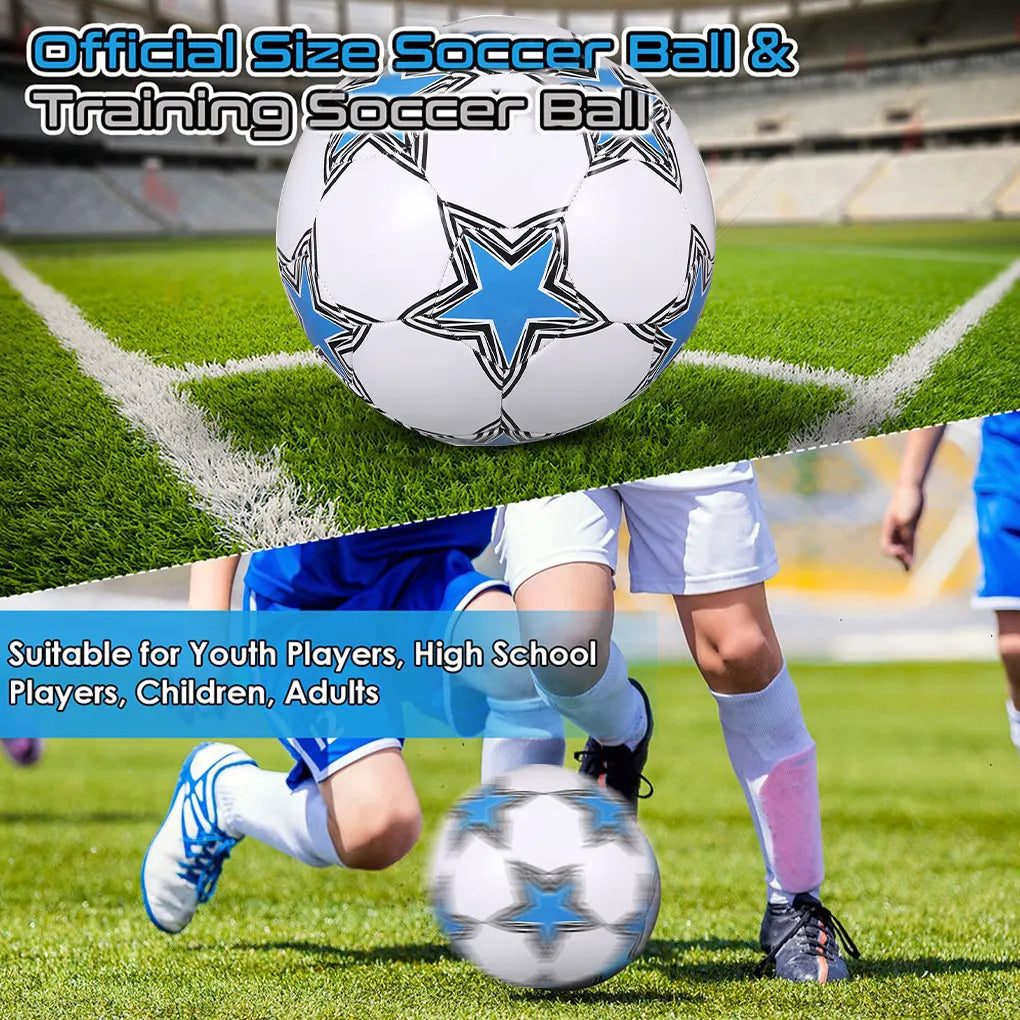 Professional Size 5 PVC Soccer Ball for Matches &amp; Training